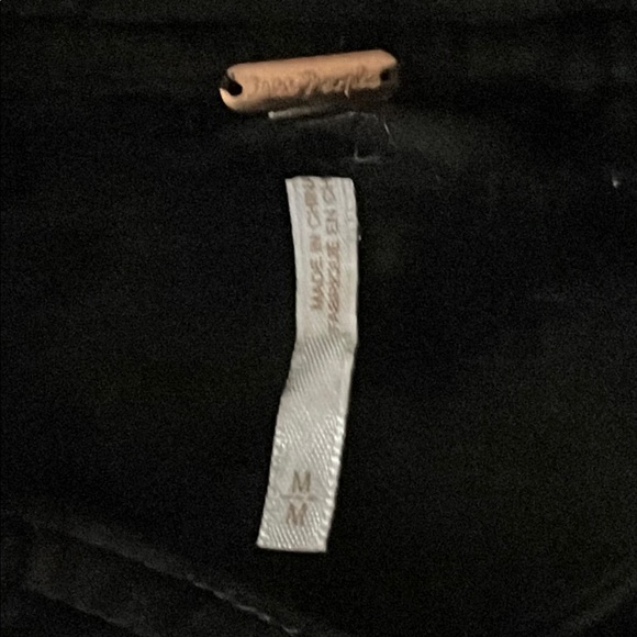 Free People NWT Black Women's Size Medium Jacket with Lace-Up Details - Picture 16 of 16